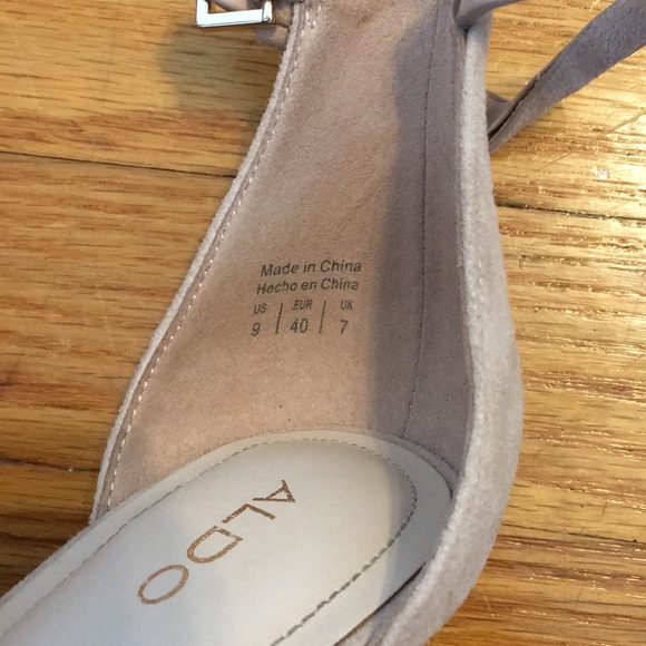 Aldo Melawet Sandal Pink Heels, 9 - Picture 7 of 7